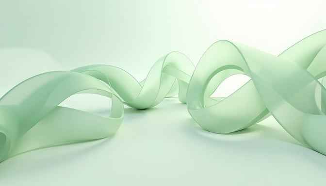 Ethereal Green Waves