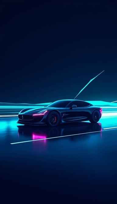 Neon Speed Silhouette