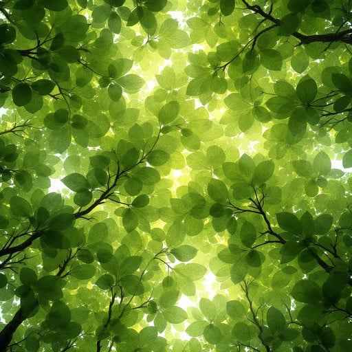 Sunlit Leaf Mosaic Sunlit Leaf Mosaic