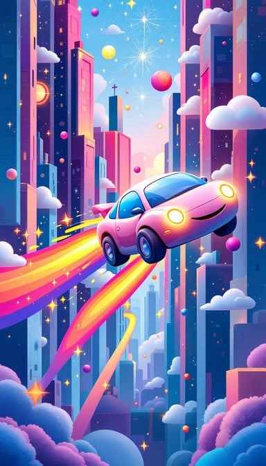 Rainbow Car Adventure