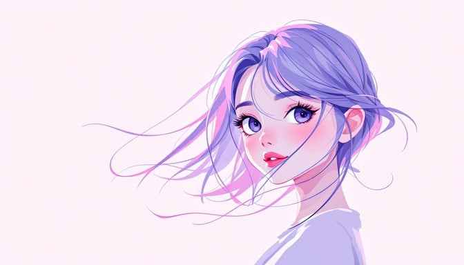 Lavender Wind Portrait Lavender Wind Portrait