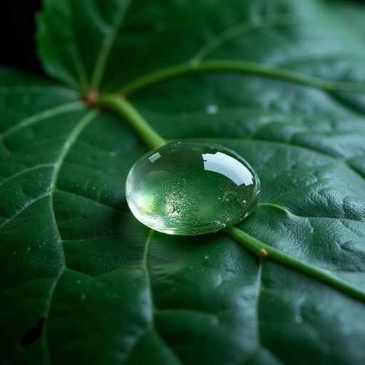 Droplet on Leaf Droplet on Leaf
