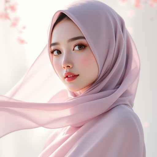 Ethereal Hijab Portrait Ethereal Hijab Portrait