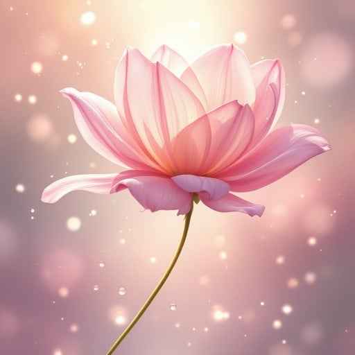 Glowing Pink Lotus Glowing Pink Lotus