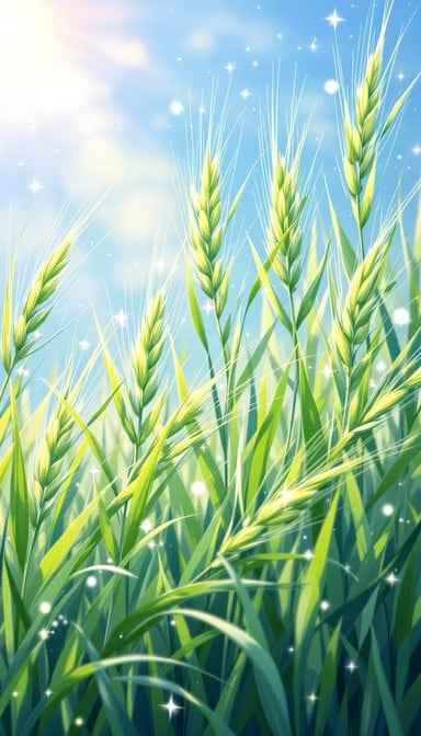 Sparkling Morning Grass