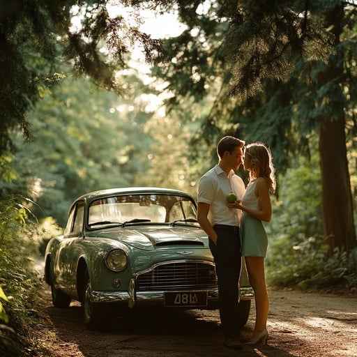 Couple with Car