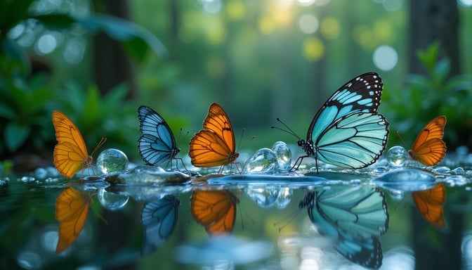 Butterfly Water Harmony Butterfly Water Harmony