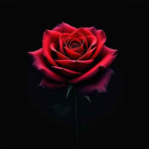 Dramatic Red Rose