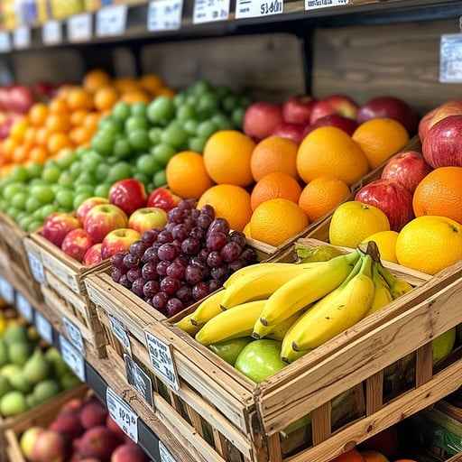 Colorful fruit display