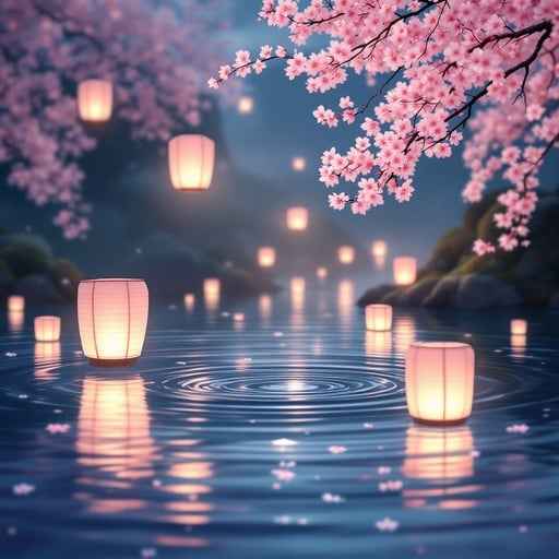 Lanterns Meet Blossoms Lanterns Meet Blossoms