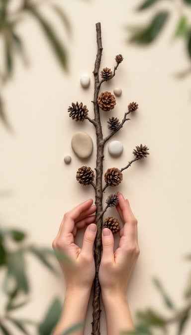 Nature's Vertical Sculpture