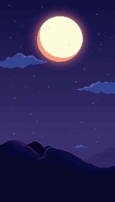 Moonlit Pixel Dreams Moonlit Pixel Dreams