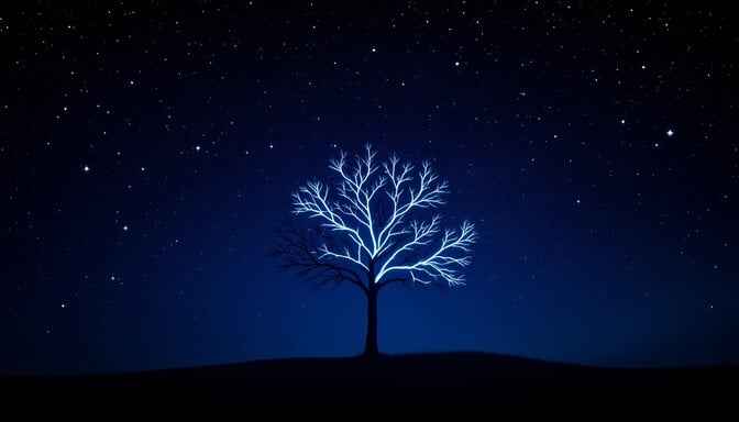 Celestial Tree Silhouette Celestial Tree Silhouette