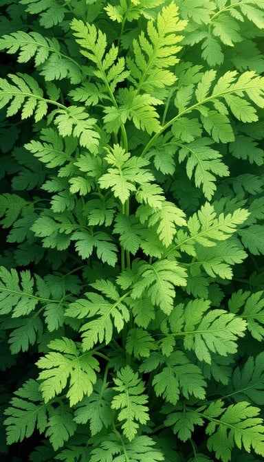 Cascading Parsley Leaves Cascading Parsley Leaves