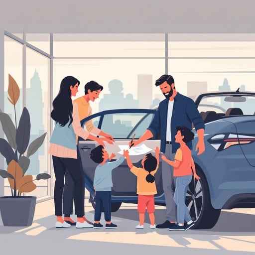 Family Car Shopping Family Car Shopping