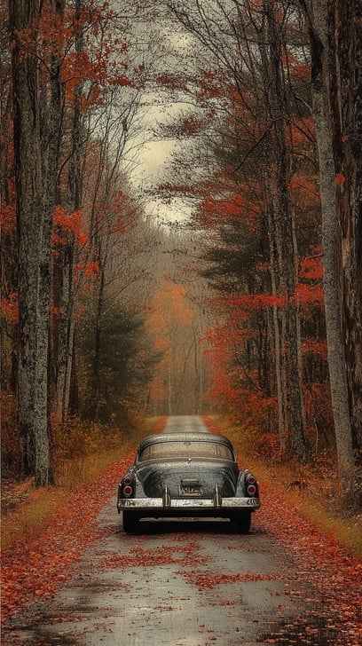 Autumn Drive Through