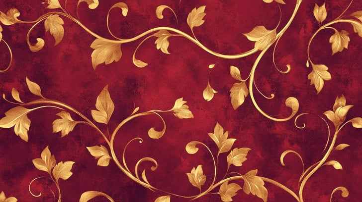 Golden Floral Pattern Golden Floral Pattern