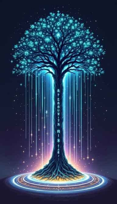 Cosmic Tree Illuminated