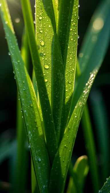 Dewy Green Blades