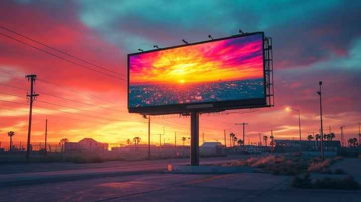 Sunset Billboard Display Sunset Billboard Display