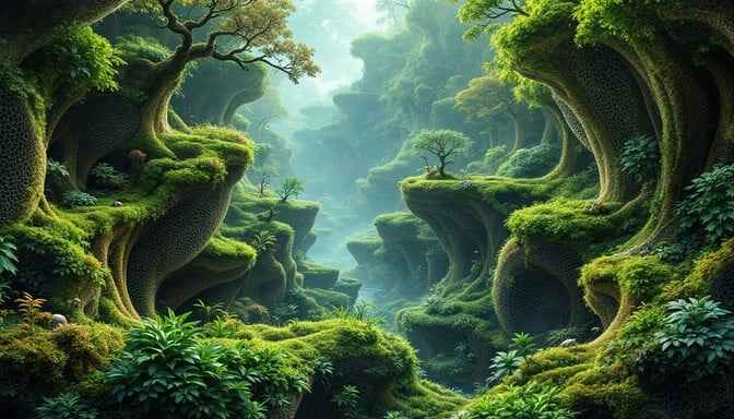 Mystical Forest Path