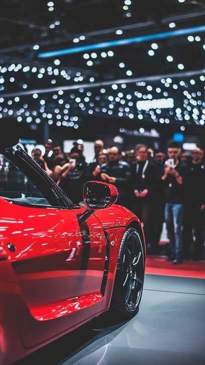 Red sports car