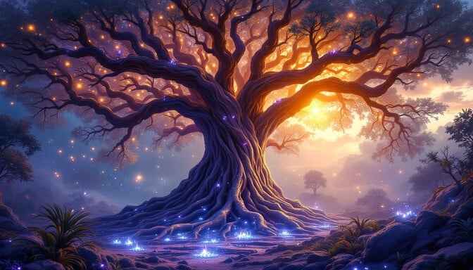 Mystical Twilight Tree