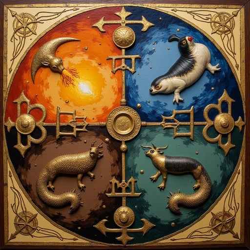Elemental Animal Mandala