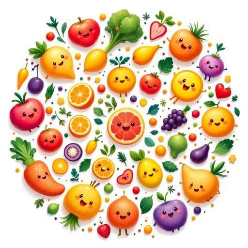 Happy Fruit Friends Happy Fruit Friends