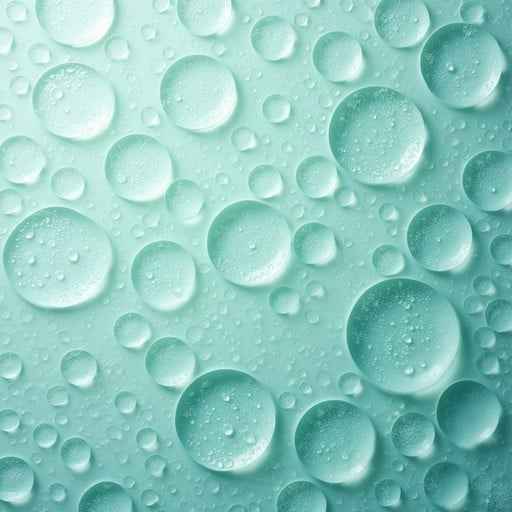 Teal Water Droplets