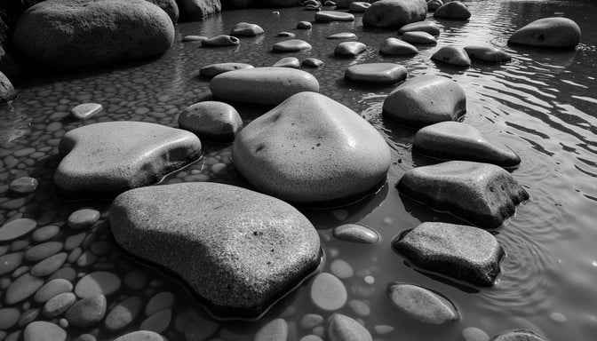 Tranquil Stone Arrangement