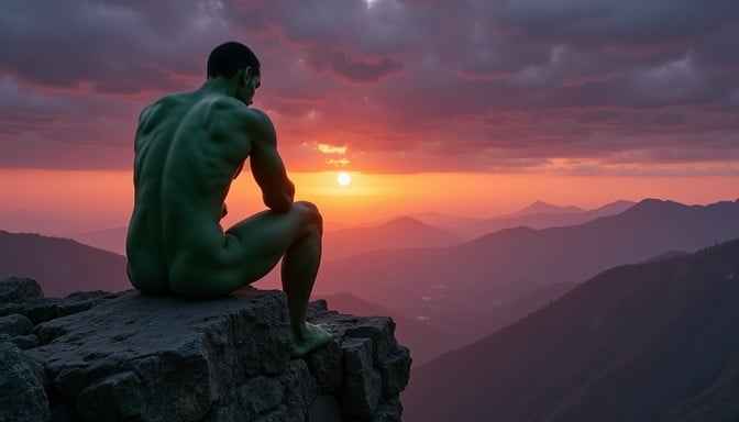 Twilight Mountain Meditation Twilight Mountain Meditation