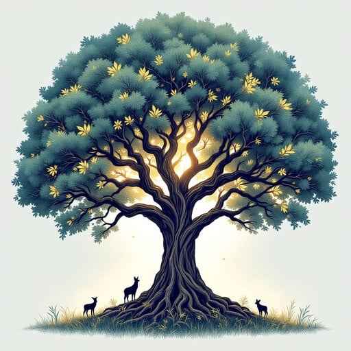 Majestic Tree Dawn