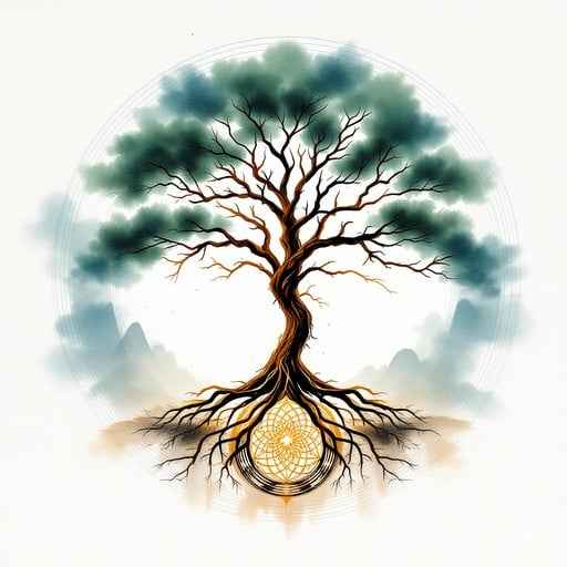 Mystical Tree Mandala Mystical Tree Mandala