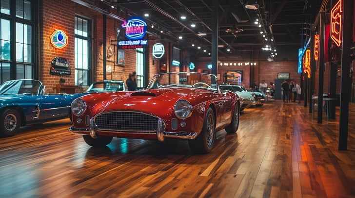 Vintage Car Display Vintage Car Display