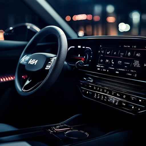 Luxurious car interior Luxurious car interior