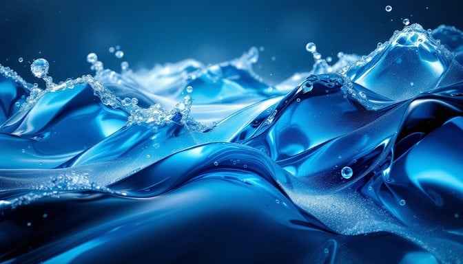 Fluid blue waves Fluid blue waves