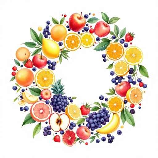 Fruity Wreath Design