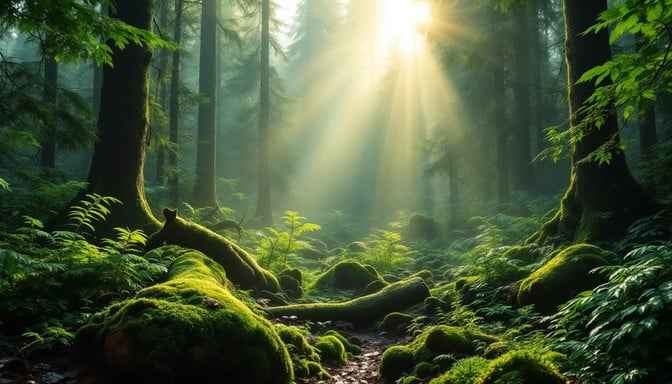 Mystical Forest Light