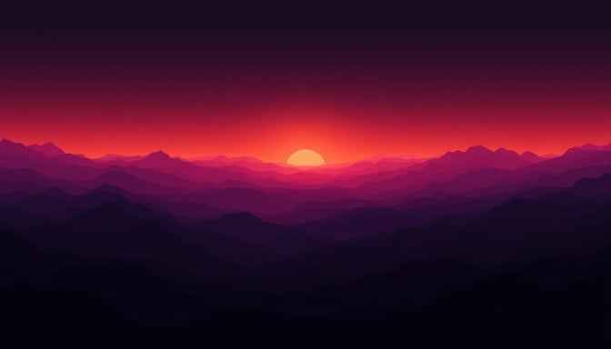 Mountains Meet Sunset Mountains Meet Sunset