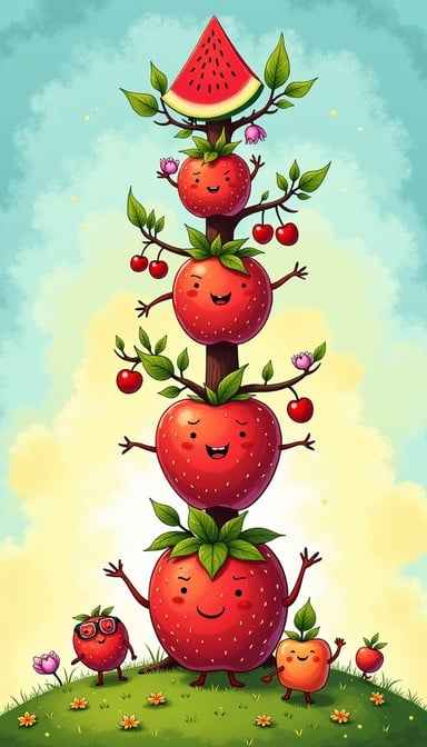 Friendly Fruit Tower Friendly Fruit Tower