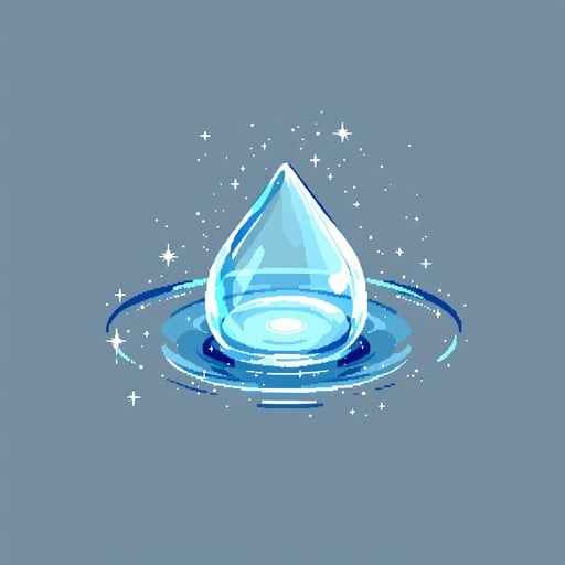 Sparkling Water Drop