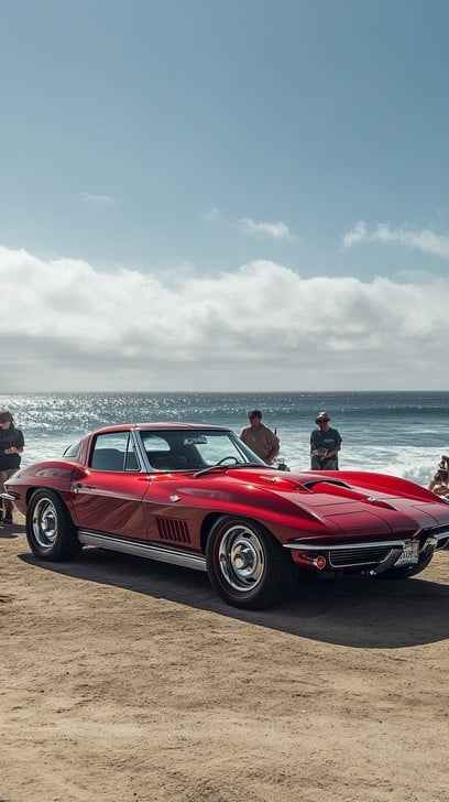 Classic Red Corvette Classic Red Corvette