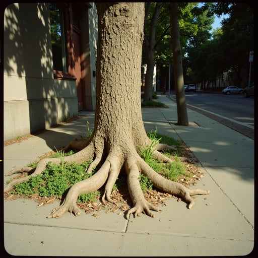 Sidewalk Tree Roots