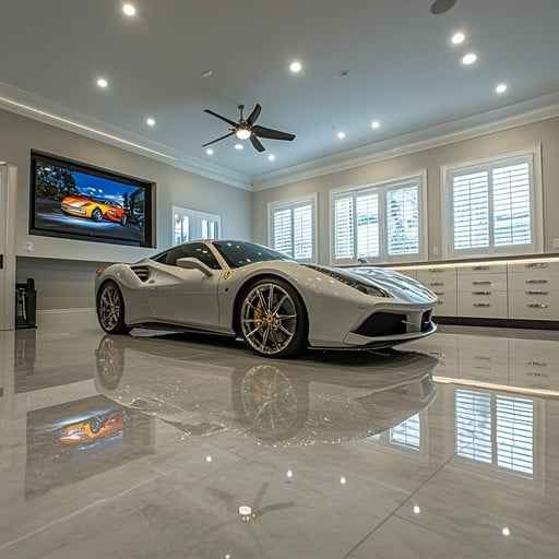 Luxury Indoor Garage Luxury Indoor Garage