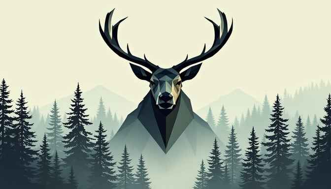 Majestic Elk Silhouette Majestic Elk Silhouette