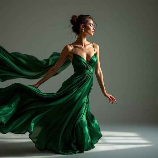 Emerald Silk Flow