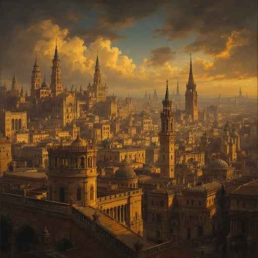 Golden Medieval City