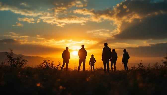 Sunset Adventure Together Sunset Adventure Together