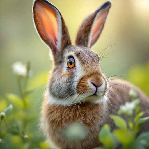 Watchful Woodland Rabbit
